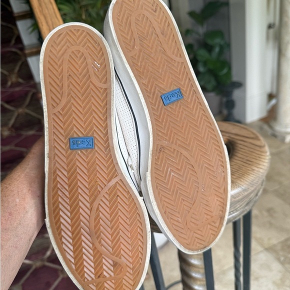 KEDS ladies JUMPKICK perforated low top sneaker beige/suede 9.5 WH65063 - Picture 8 of 11